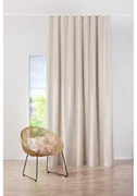 Kremowa zasłona na haczyki 140x260 cm – Mendola Fabrics