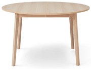 Okrągły rozkładany stół z dodatkowym blatem w dekorze dębu ø 130 cm Single – Hammel Furniture