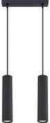 Sollux SL.1574 - Żyrandol na lince KARBON 2xGU10/10W/230V czarny