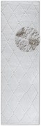 Dywan nowoczesny 3D Elle Collection Gallery Romby kremowy 80 cm x 240 cm