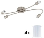 Eglo - LED oprawa punktowa MY CHOICE 4xE14/4W/230V chrom/biały