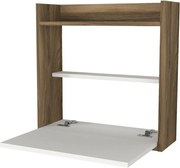 Biurko Laptop White and Walnut