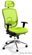 Fotel biurowy VIP zielony UNIQUE