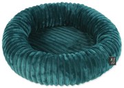 Ciemnozielone legowisko dla psów ø 70 cm Dog Fantasy Stripe – Plaček Pet Products