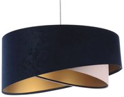Granatowo różowa lampa wisząca glamour F2-B62