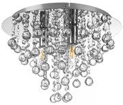 Globo 63040306X - Plafon LONDON 3xE14/40W/230V śr. 38 cm chrom błyszczący