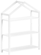 Biały regał dziecięcy z litego drewna sosnowego 111x141x40 cm Dallas – Vipack