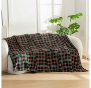 Mikropluszowy koc GLENMOORE, zielony Rozmiar: 160 x 200 cm