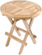 Stół ogrodowy DIVERO wykonany z drewna tekowego