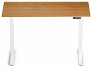 LVN System Biurko Control Lite 140 Biały/Drewno