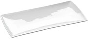 Biały porcelanowy talerz Maxwell &amp; Williams East Meets West, 36,5x18 cm
