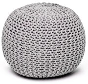Szarobrązowy puf Bonami Essentials Jagger