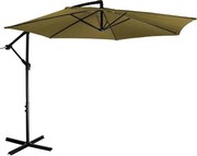 STILISTA Parasol ogrodowy, 330 x 249 cm, brązowy