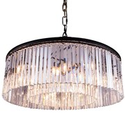 Quartz Round 80cm - duży żyrandol kryształowy okrągły