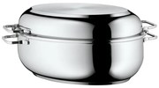 WMF - Brytfanna owalna z pokrywką  41x28,5 x18 cm stal nierdzewna