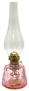 Lampa naftowa POLY 38 cm różowa