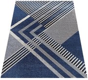 Turkusowo-szary młodzieżowy dywan D2-W50