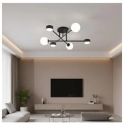 Przysufitowy żyrandol HOLON 3xG9/8W/230V + 3xGX53/12W czarny