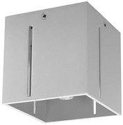 Szary kwadratowy plafon sześcian - 9X EX511 N7-G96