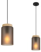 LAMPA SUFITOWA WISZĄCA APP1810-1CP Frosted Grey