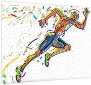 Obraz - Biegacz (70x50 cm)