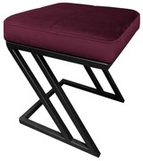 Pufa ZETA LOFT ławka taboret podnóżek metal MG02