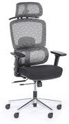 Krzesło biurowe JERRY, szary