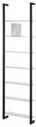 Czarna metalowa półka 46 cm Cubic – Spinder Design