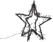 Gwiazda Bożonarodzeniowa Czarna Gwiazda z LED IP44 - Brilli