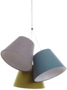 Kolorowa potrójna lampa wisząca regulowana N6-W89