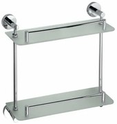 SAPHO XR602 X-Round E podwójna półka szklana 40 cm