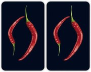 Płyty ochronne na kuchenkę, HOT CHILI DUO – 2 sztuki, WENKO