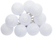 Girlanda świetlna, świecące LED kule, lampki, 10 szt