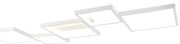 Lampa sufitowa biała z wbudowanym LED-em 3-stopniowo ściemnialnym 5-punktowa - LejoDesignerski Oswietlenie wewnetrzne