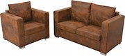 2-osobowa sofa oraz fotel F8-L46