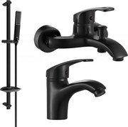 Mexen Fabia DB72 zestaw wannowy, czarny - 746503DB72-70