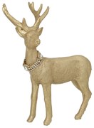 Figurka Deer Gold 18x8x23 cm