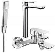 Mexen Alfa R72 zestaw wannowy, chrom - 745713R72-00