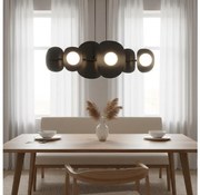 Żyrandol na lince ELEMENTI 6xG9/8W/230V czarny