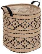 Kosz do przechowywania VALY, wzór etniczny, Ø 32 cm