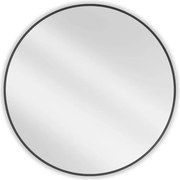 Mexen Loft lustro łazienkowe okragłe 90 cm, rama czarna - 9850-090-090-000-70