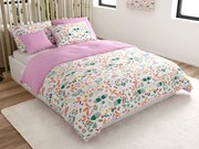 PrzytulneMieszkanie.pl PrzytulneMieszkanie.pl Pościel bawełniana renforcé LUNETTA różowa Rozmiar pościeli: 70 x 90 cm | 140 x 200 cm