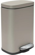 Spirella Kosz na śmieci z pedałem soft-close Akira 12 l, matowy szaro-brązowy, 12 l