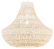 Retro lampa wisząca biała 50 cm - Lina Cono 50