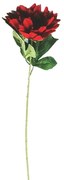 Sztuczna kwiat Dahlia czerwona, 68 cm