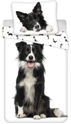 Bawełniana jednoosobowa pościel dziecięca 140x200 cm Border Collie – Jerry Fabrics