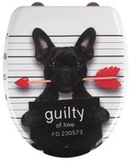 Deska sedesowa wolnoopadająca 37,5 x 41,5 cm Guilty Dog – Wenko