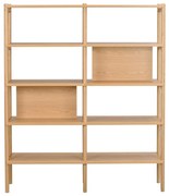 Regał z fornirem dębowym Rowico Holton