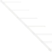 Biały metalowy regał na wino D4-G88