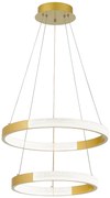 LAMPA SUFITOWA WISZĄCA KRYSZTAŁOWA LED LHJ044-CP2 ZŁOTA